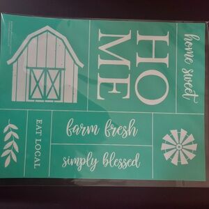 Green Home Sweet Home Wall Art